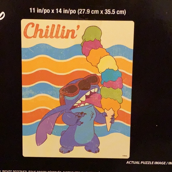 Disney Retro Puzzles Mickey Minnie Stitch - Picture 5 of 6